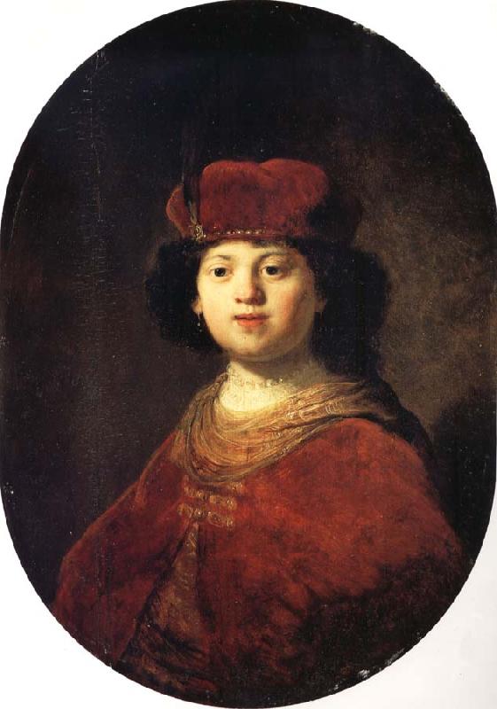 REMBRANDT Harmenszoon van Rijn Portrait of a Boy oil painting image
